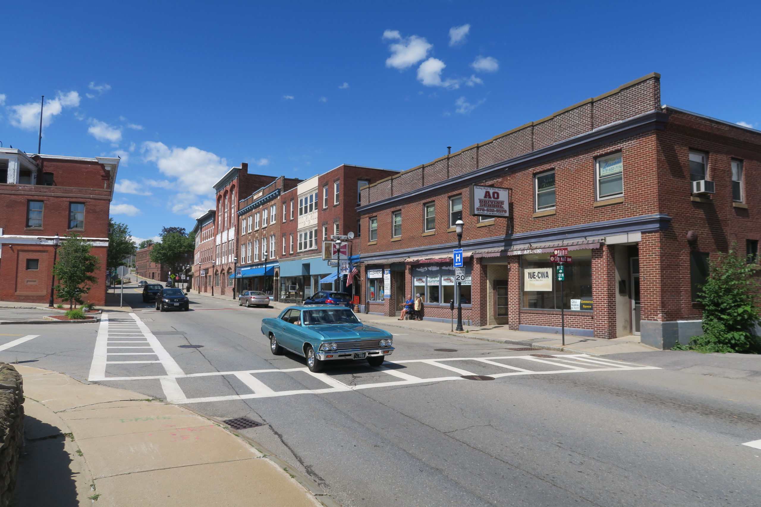 Main Street in Gardner, Massachusetts
