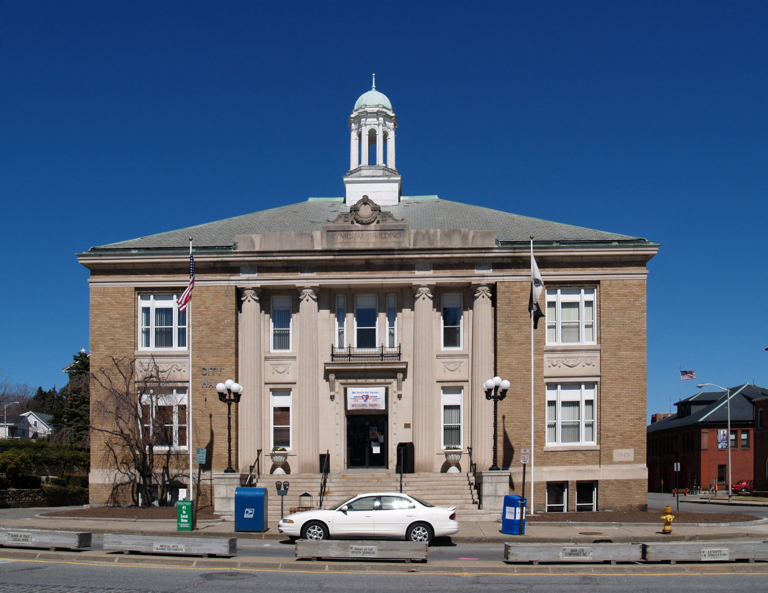 Leominster City Hall in Leominster, Massachusetts